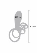 ToyJoy Halo Halo C-Ring Sleeve silikonowy pierścień wibrujący z wypustkami