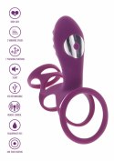 ToyJoy Halo Halo C-Ring Sleeve silikonowy pierścień wibrujący z wypustkami