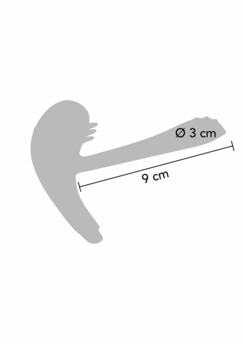 ToyJoy Passionate Joy Stick C-Ring silikonowy, wibrujący, z pilotem