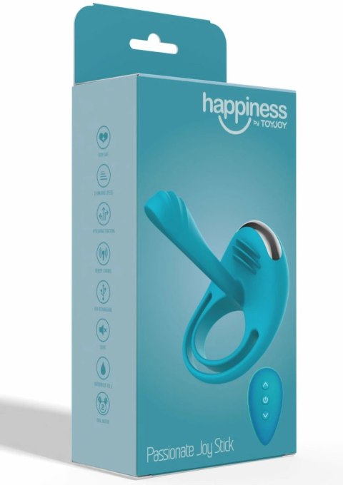 ToyJoy Passionate Joy Stick C-Ring silikonowy, wibrujący, z pilotem