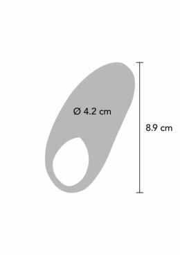 ToyJoy Tease & Arouse C-Ring silikonowy pierścień wibrujący z wypustkami