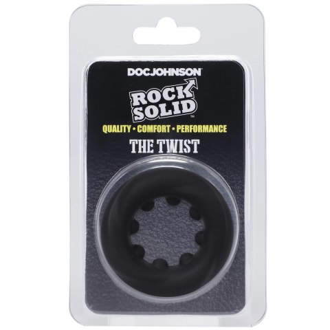 Doc Johnson The Twist silikonowy pierścień intymny z wypustkami Doc Johnson The Twist silikonowy pierścień intymny z wypustkami