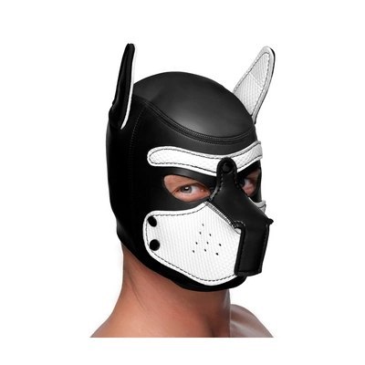 XR Brands Neoprene Puppy Hood elastyczna maska neoprenowa czarna XR Brands Neoprene Puppy Hood elastyczna maska neoprenowa czarna
