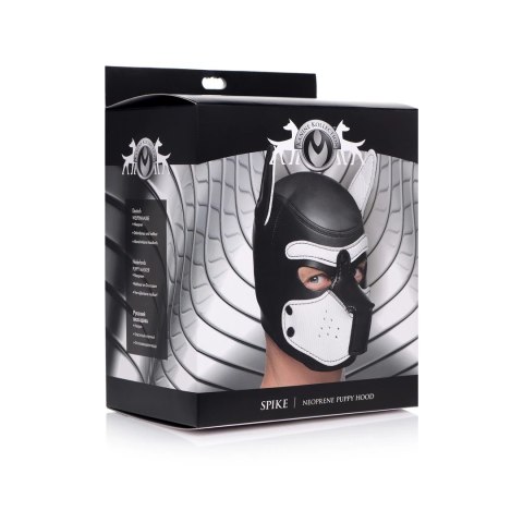 XR Brands Neoprene Puppy Hood elastyczna maska neoprenowa czarna XR Brands Neoprene Puppy Hood elastyczna maska neoprenowa czarna