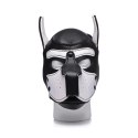 XR Brands Neoprene Puppy Hood elastyczna maska neoprenowa czarna