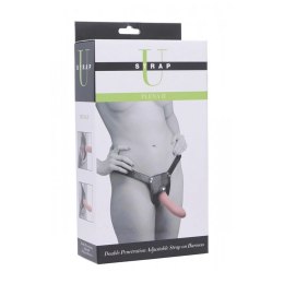XR Brands Strap-On System Regulowany z Podwojnym Modułem Intymnym