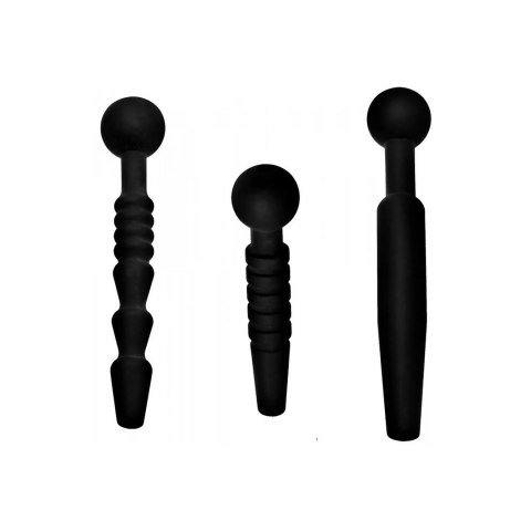 XR Brands Trinity Vibes zestaw 3 silikonowych sond intymnych, rożne rozmiary XR Brands Trinity Vibes zestaw 3 silikonowych sond intymnych, rożne rozmiary
