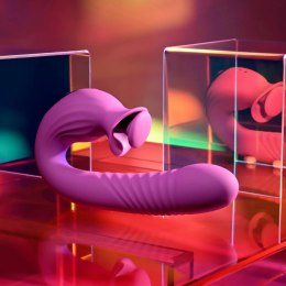 Evolved Deep Ecstasy Rabbit Vibrator Magenta - wielofunkcyjny model IPX6