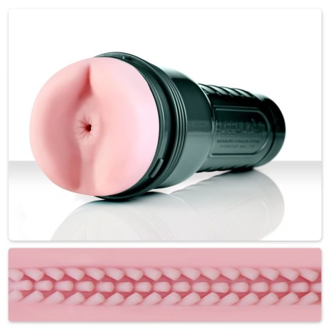 Fleshjack Vibro Bottom Touch Pink - Model wibracyjny, 25,5cm, SuperSkin