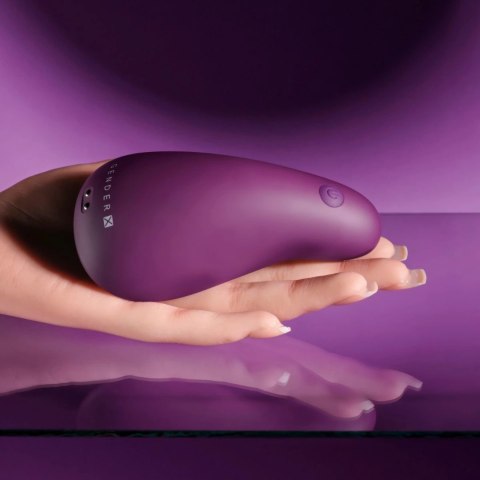 Gender X BJ Buddy Vibrator Burgundy - kompaktowa maszyna intymna IPX5