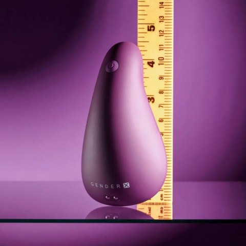 Gender X BJ Buddy Vibrator Burgundy - kompaktowa maszyna intymna IPX5