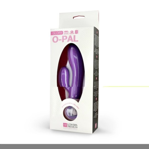 LoversPremium Glory - Podwojny wibrator O-Pal, silikonowy, 4 tryby