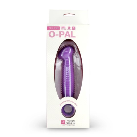 LoversPremium Selene - wibrator z dużą głowicą, ergonomiczny uchwyt O, 18 cm