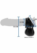 Manpower by TOYJOY - Pierścień anatomiczny z uchwytem, elastyczny TPR