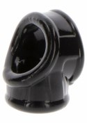 Manpower by TOYJOY Triple Pipe C-Ring czarny, elastyczny pierścień TPR