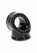 Manpower by TOYJOY Triple Pipe C-Ring czarny, elastyczny pierścień TPR