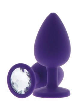 TOYJOY Diamond Booty Jewel Small silikonowy z kryształem, rozmiar S