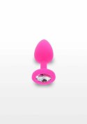 TOYJOY Diamond Booty Jewel Small silikonowy z kryształkiem czarny