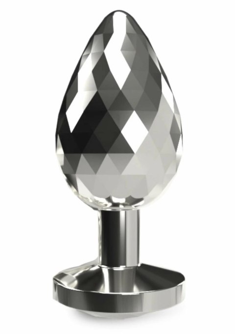TOYJOY Disco Diamond Plug Large aluminiowy z kryształem 8,5 cm