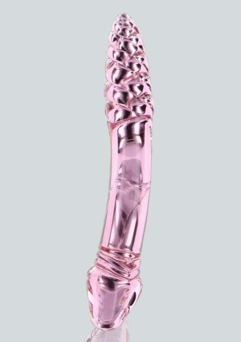 TOYJOY GLASS WORXX Dual-Ended Rhinestone Wand rożowy szkło 22 cm