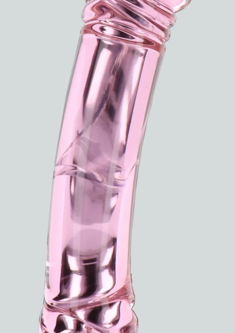 TOYJOY GLASS WORXX Dual-Ended Rhinestone Wand rożowy szkło 22 cm