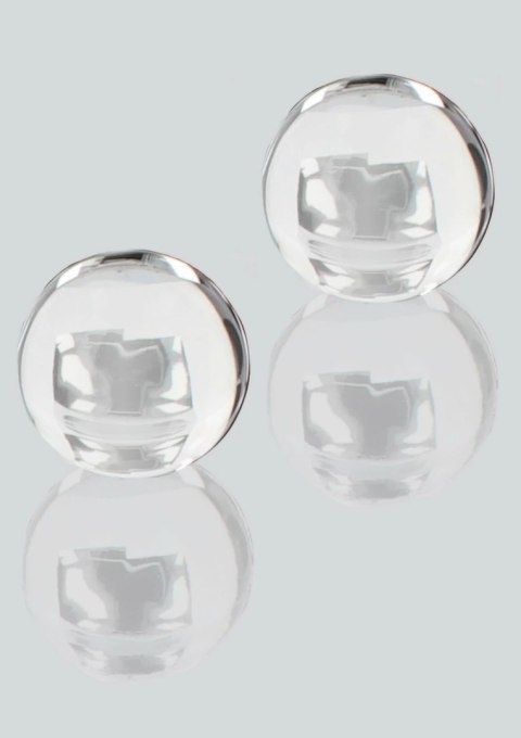 TOYJOY GLASS WORXX Weighted Kegel Drops - szklane kulki treningowe