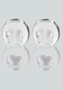 TOYJOY GLASS WORXX Weighted Kegel Drops - szklane kulki treningowe