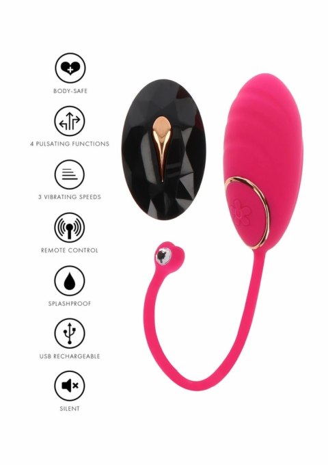 TOYJOY Lily Remote Egg bezprzewodowe jajko sterowane pilotem fioletowe