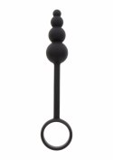 TOYJOY Manpower Anal Plug & Cock Ring silikonowy 2w1 czarny