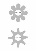 TOYJOY Power Stretchy Rings 2 szt. elastyczne pierścienie TPE