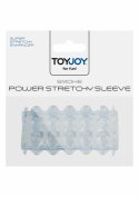 TOYJOY Power Stretchy Sleeve elastyczna nakładka TPE przezroczysta