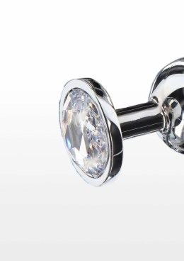 TOYJOY Starlight Booty Jewel Large aluminiowy z kryształem 8,5 cm