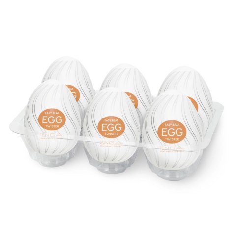 Tenga Egg Twister Zestaw 6 sztuk - elastyczne osłonki intymne