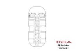 Tenga Original Air Cushion Cup - System powietrznych komor, nawilżany