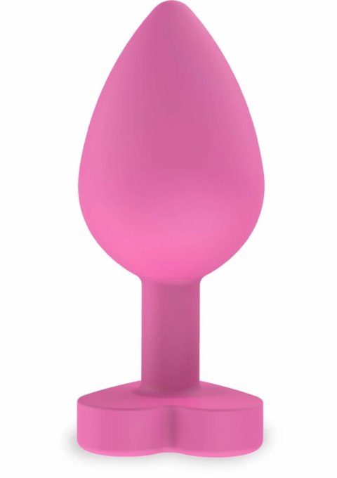 ToyJoy Booty Sweethearts Let's F*ck silikonowy korek z sercem 7,5 cm