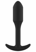 ToyJoy Smooth Anal Plug Small silikonowy korek anatomiczny 9,7 cm czarny