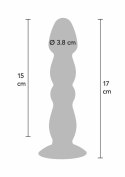 ToyJoy Vibrating Anal Plug Large silikonowy, wielofunkcyjny, 17 cm, czarny