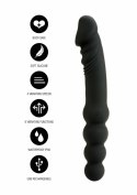 HIDDEN DESIRE Dual Sided Anal Vibrator silikonowy dwustronny, 8+5 trybow