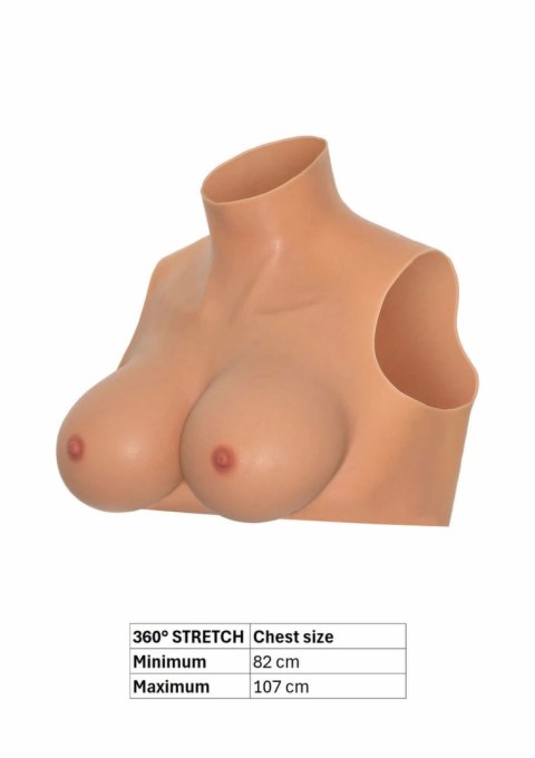 Hidden Desire ALTER EGO Wearable Breasts Crop Top D Cup silikonowy top damski