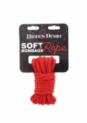 Hidden Desire Bondage Rope 5 Meter - lina polipropylenowa do technik wiązania BDSM