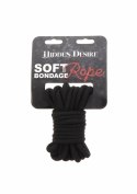 Hidden Desire Bondage Rope 5 Meter - wytrzymała lina polipropylenowa do technik wiązania