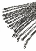 Hidden Desire Genuine Leather Chain Whip - skorzany bat z metalowymi ogniwami