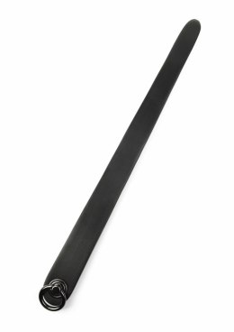 Hidden Desire Genuine Leather Ruler - elegancki skorzany liniał 40 cm czarny