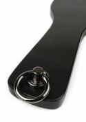 Hidden Desire Genuine Leather Spank Paddle - skorzana płetwa do masażu, czarna