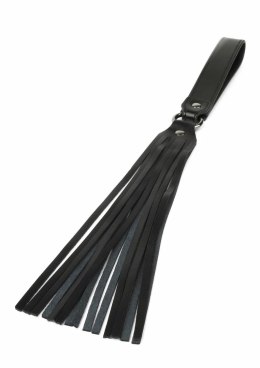 Hidden Desire Masters skorzany flogger z naturalnej skory czarny