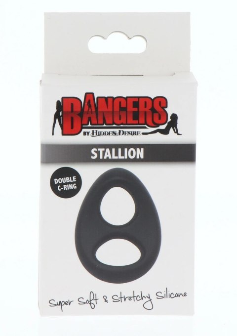 Hidden Desire Stallion C-Ring silikonowy podwojny pierścień 8-shape