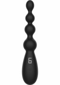 Hidden Desire Tetra Thrill Anal Vibrator silikonowy 4-kulkowy czarny
