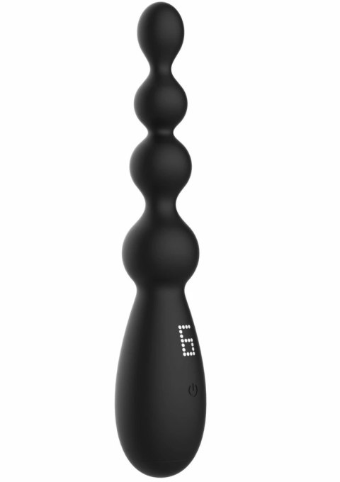 Hidden Desire Tetra Thrill Anal Vibrator silikonowy 4-kulkowy czarny