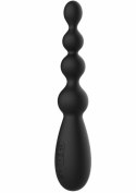 Hidden Desire Tetra Thrill Anal Vibrator silikonowy 4-kulkowy czarny