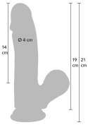 INFERNO by HIDDEN DESIRE Liquid Silicone 19 cm - model anatomiczny, podwojna gęstość